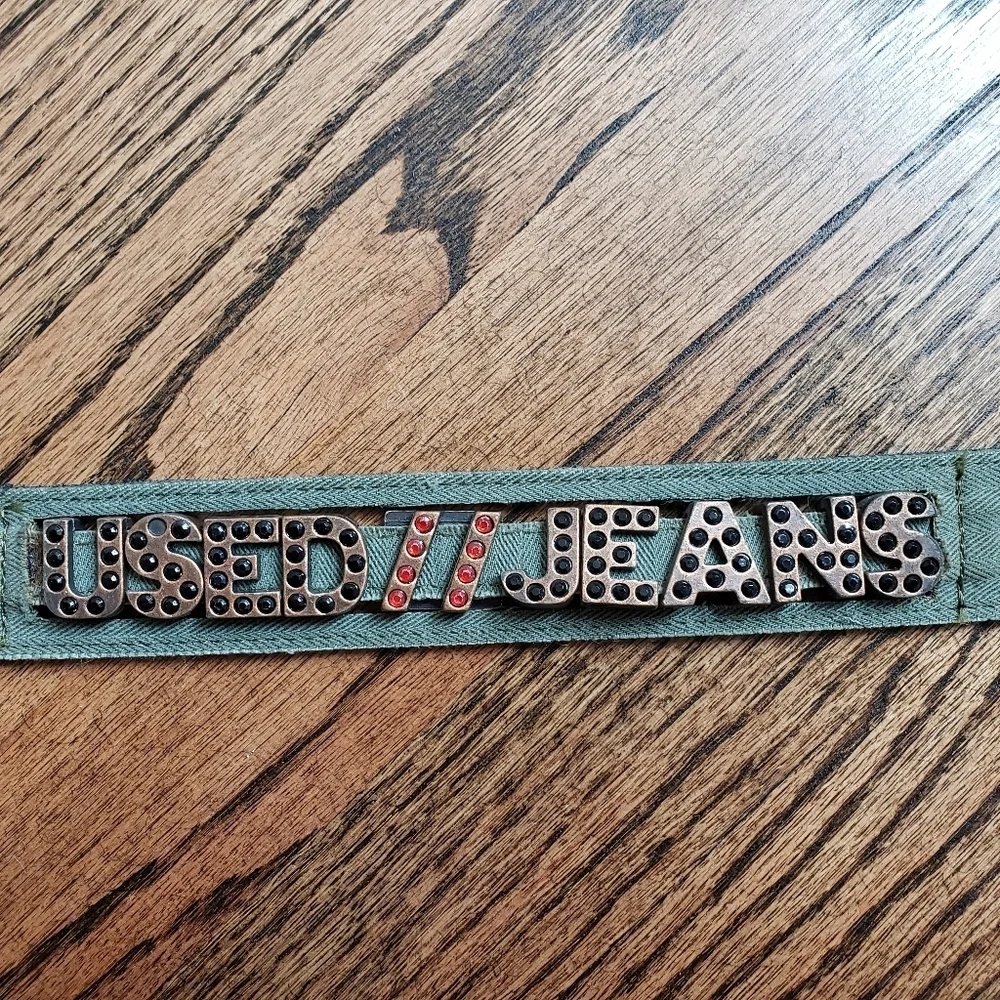 Used Jeans Belt made in France
